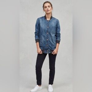 Current/Elliott: The Stanwood Bomber Blouson Terry Jacket